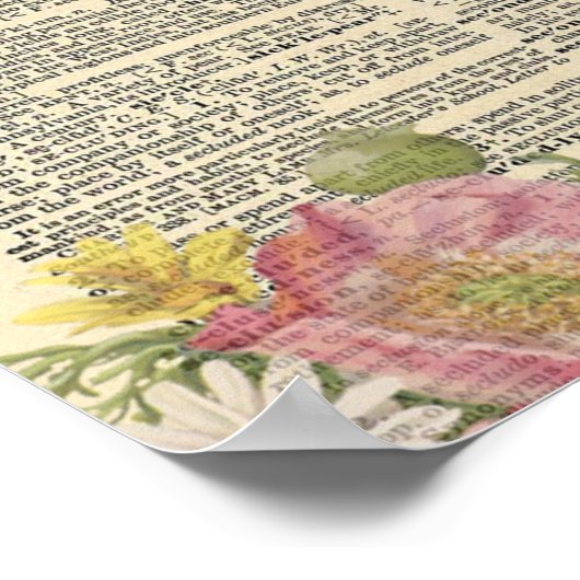 ヴィンテージ辞書英文タワーポスター ポスター (角)