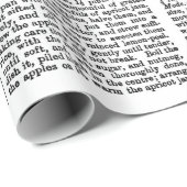 ヴィンテージ辞書調理師ブックページAppleレシピ ラッピングペーパー (ロールコーナー)