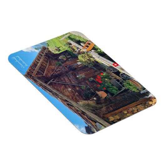 ヴィンテージ農園シェッドinギムメルワルド,スイス マグネット (右側)