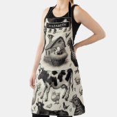 ヴィンテージ農園絵画動物 エプロン (インサイチュ)