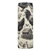 ヴィンテージ農園絵画動物 タンブラー (裏面)