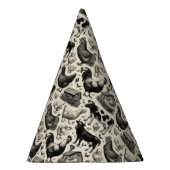 ヴィンテージ農園絵画動物 パーティーハット (右)