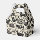 ヴィンテージ農園絵画動物 フェイバーボックス (裏面サイド)