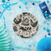 ヴィンテージ農園絵画動物 ペーパープレート (パーティー)