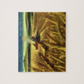 ヴィンテージ農場事業小麦農業 ジグソーパズル (縦)