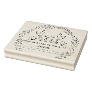 ヴィンテージ農場用卵カートン素朴スタンプ ラバースタンプ