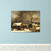 ヴィンテージ農場 キャンバスプリント (インサイチュ (ウッドフロア))