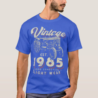ヴィンテージ農家トラクター設立1985 37誕生 Tシャツ