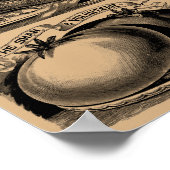 ヴィンテージ農家マーケットベジタブルガーデン ポスター (角)