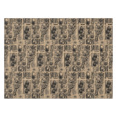 ヴィンテージ農家市場の野菜ガーデンパターン テーブルクロス (正面(横))