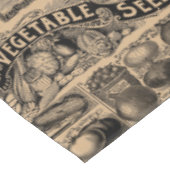 ヴィンテージ農家市場の野菜ガーデンパターン テーブルクロス (アングル)