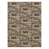 ヴィンテージ農家市場の野菜ガーデンパターン テーブルクロス (正面)