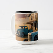 ヴィンテージ農家 ツートーンマグカップ (正面左)