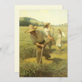 ヴィンテージ農家、NC Wyethによってファームに戻る (正面/裏面)