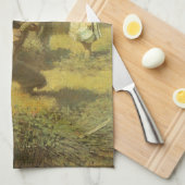 ヴィンテージ農家、NC Wyethによってファームに戻る キッチンタオル (四つ折り)