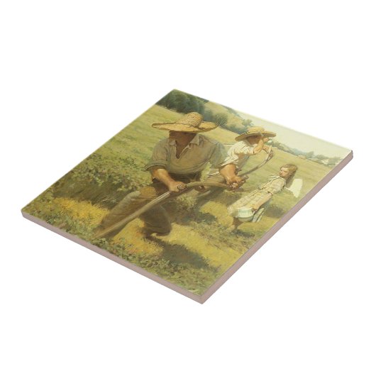 ヴィンテージ農家、NC Wyethによってファームに戻る タイル (側面)