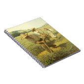 ヴィンテージ農家、NC Wyethによってファームに戻る ノートブック (右側)