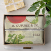 ヴィンテージ農業ガーデン野菜カタログの切り離し 薄葉紙 (ギフト)