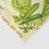 ヴィンテージ農業ガーデン野菜カタログの切り離し 薄葉紙 (詳細)