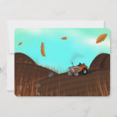 ヴィンテージ農業トラクタ 招待状 (正面)