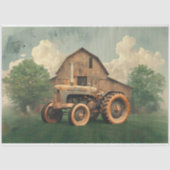 ヴィンテージ農業ドクーページ紙 薄葉紙 (正面)