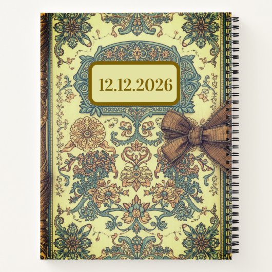 ヴィンテージ迷惑ジャーナル ノートブック (裏面)