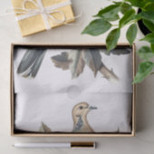 ヴィンテージ追悼ドーブイラストレーションデクページ 薄葉紙 (ギフト)