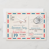 ヴィンテージ退任パーティの招待状 招待状 (正面)