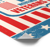 ヴィンテージ退役軍人の日 ポスター (角)