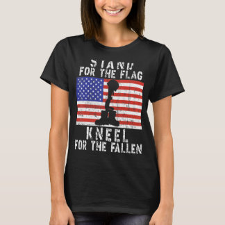 ヴィンテージ退役軍人デイグラフィッククネレ落ちたル Tシャツ