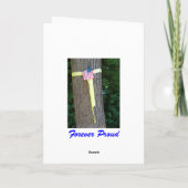 ヴィンテージ退役軍人感謝してい日、多くの!-軍隊カード サンキューカード (裏面)