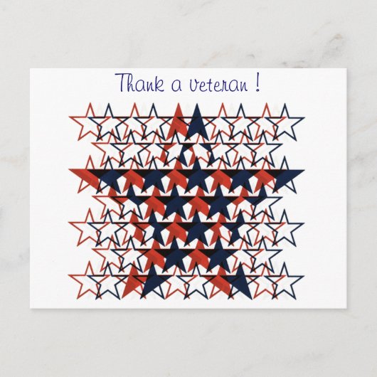 ヴィンテージ退役軍人日 – ポストカード (正面)