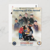 ヴィンテージ退役軍人日， 2001 - ポストカード (正面/裏面)