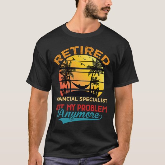 ヴィンテージ退職したの専門家が私の能力ではない Tシャツ (正面)