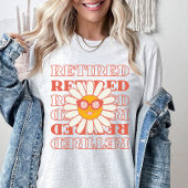 ヴィンテージ退職した、レトロ退職パーティー女性 Tシャツ