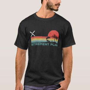 ヴィンテージ退職計画リップルXRPコインCrypto2 Tシャツ