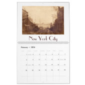 ヴィンテージ通りAcross Americaウォールカレンダー カレンダー (2月 2026)