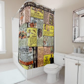 ヴィンテージ通信販売 シャワーカーテン (インサイチュ)