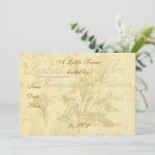 ヴィンテージ通話カード招待状 招待状 (スタンド正面)