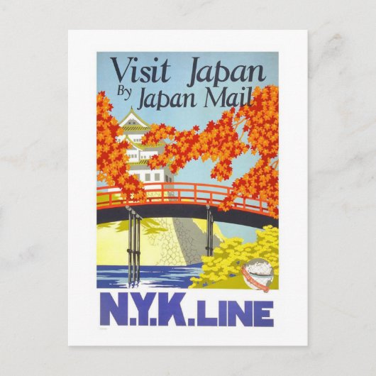 ヴィンテージ通販で日本を訪れる ポストカード (正面)