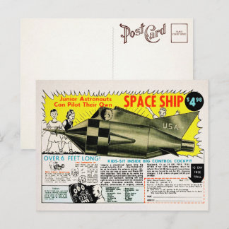 ヴィンテージ通販宇宙出荷はがき ポストカード