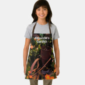 ヴィンテージ造花水彩フローラ エプロン (インサイチュ)