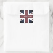 ヴィンテージ連合ジャック&イギリス国旗の愛国者/英国 スクエアシール (バッグ)