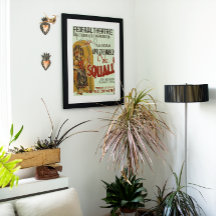 ヴィンテージ連邦劇場ザスクオールポスタープリント