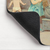 ヴィンテージ遊と人形 マウスパッド (コーナー)