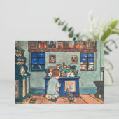 ヴィンテージ遊のおもちゃ付き絵画の少年 シーズンカード (スタンド正面)