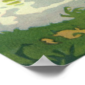 ヴィンテージ遊のおもちゃ帆船夏池 ポスター (角)