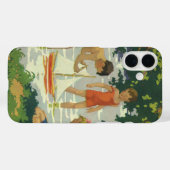 ヴィンテージ遊のおもちゃ帆船夏池 Case-Mate iPhoneケース (裏面 (横))