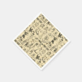 ヴィンテージ遊のおもちゃ スタンダードカクテルナプキン (角)