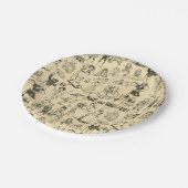 ヴィンテージ遊のおもちゃ ペーパープレート (アングル)